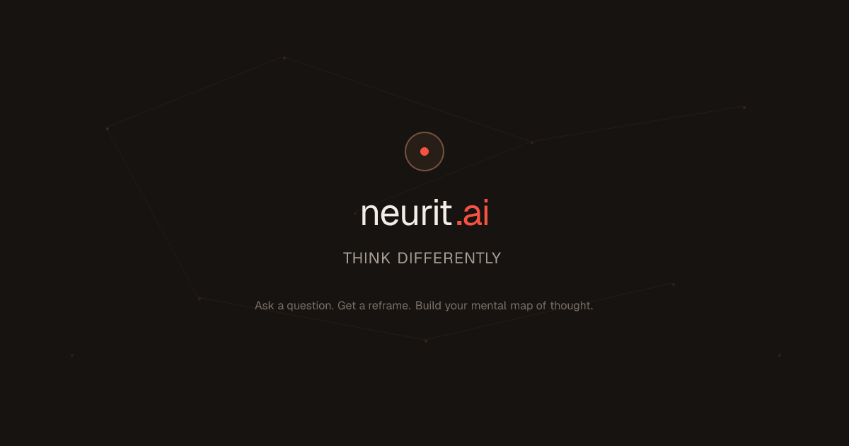 neurit.ai — The AI That Thinks Differently | neurit.ai